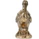 Kneeling Crane Antique Gold Figurine