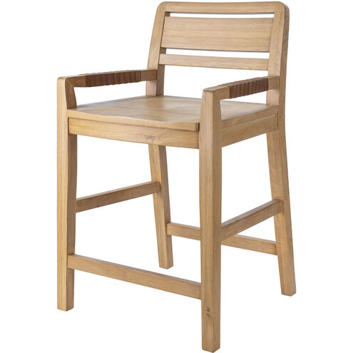 Uintah 37 inch Top: Brown; Base: Tan Counter Stool