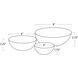 Cora 8 X 2.75 inch Bowl Set