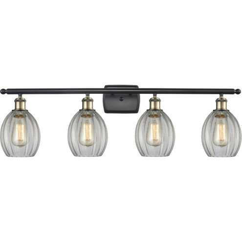 Ballston Eaton LED 36 inch Black Antique Brass Bath Vanity Light Wall Light, Ballston