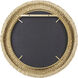 Athena French Gold with Natural Seagrass Wall Mirror