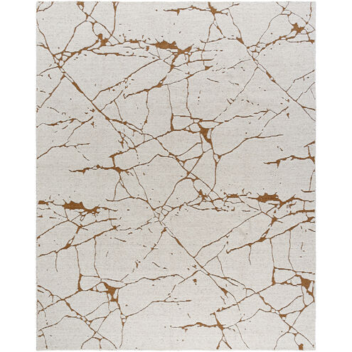 Arbora 36 X 24 inch Light Silver/Silver/Prairie Dust Handmade Rug in 2 x 3