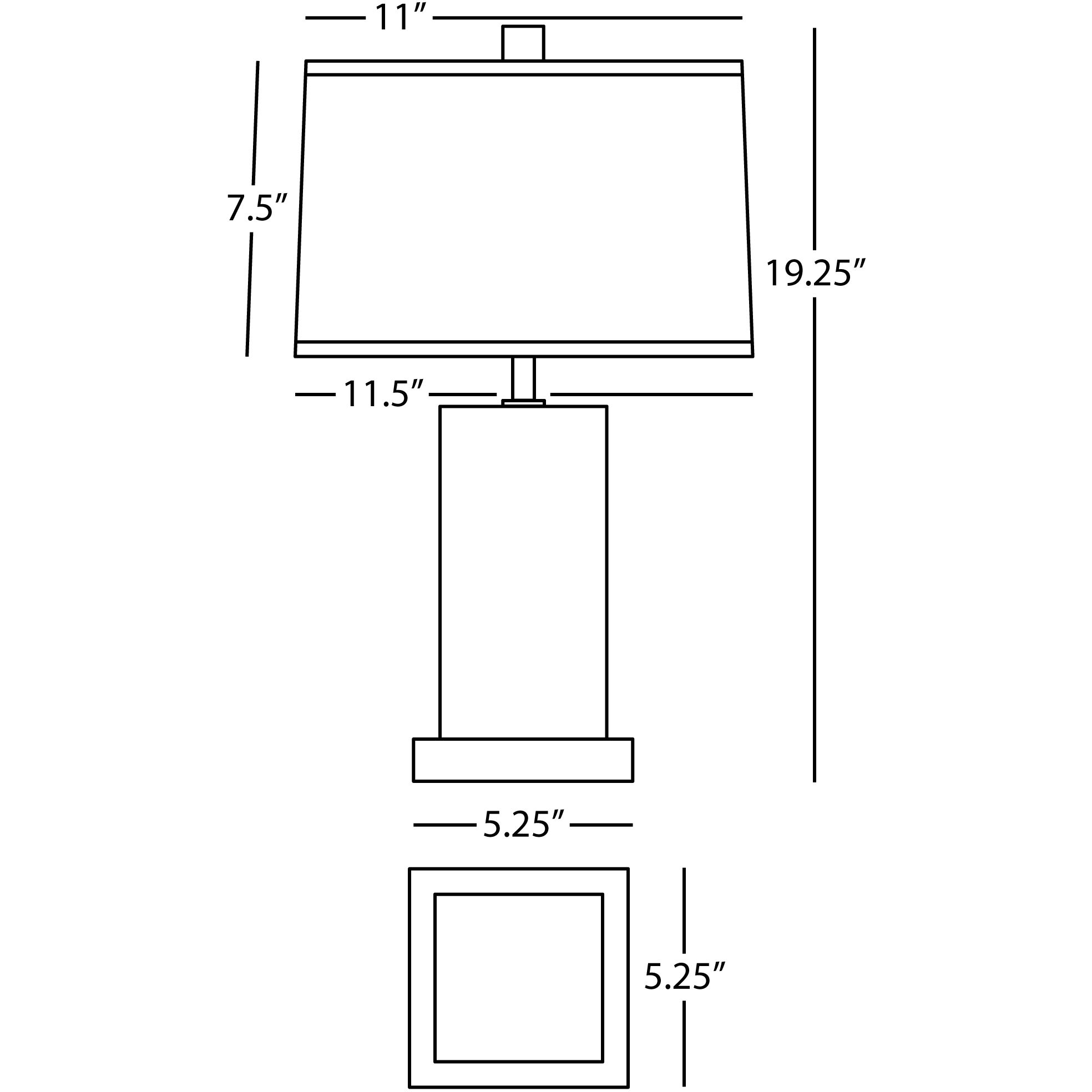 Small Harvey 19.13 inch 60 watt Matte Lily Accent Lamp Portable Light