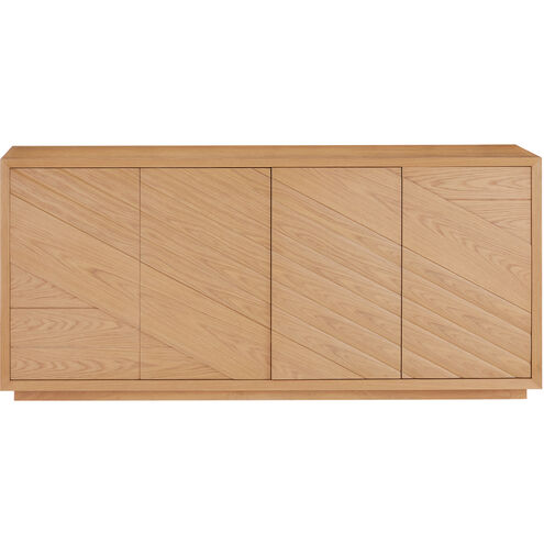 Margot 84 inch Light Oak/Beige Credenza