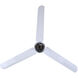 DC 60 inch White Industrial Ceiling Fan