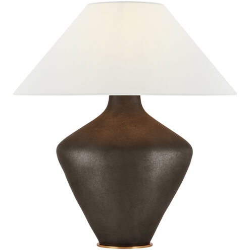 Kelly Wearstler Rohs 28.75 inch 15.00 watt Stained Black Metallic Table Lamp Portable Light, Extra Large