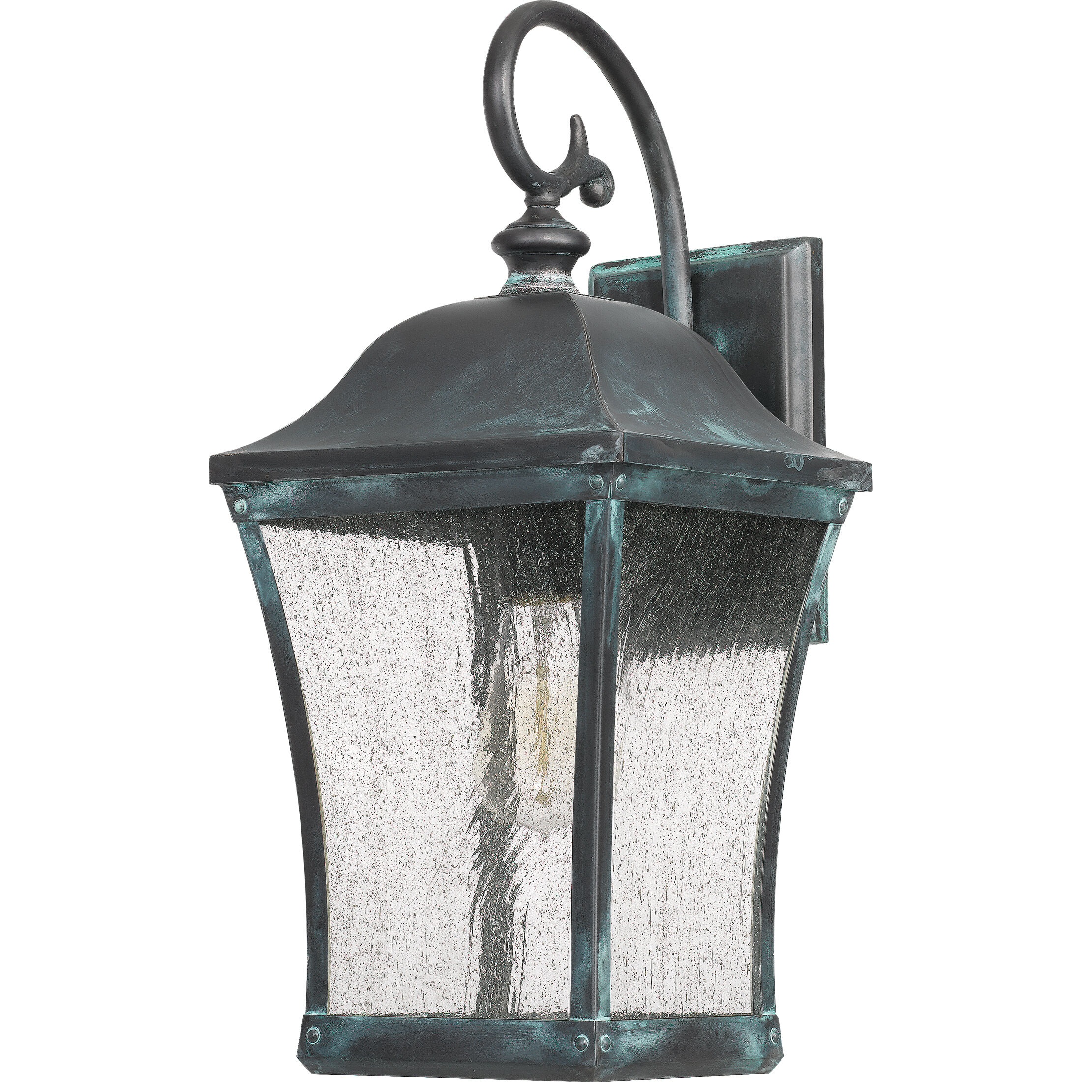 Bardstown 1 Light 18 inch Aged Verde Outdoor Wall Lantern