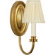 Marie Flanigan Astoria LED 4.75 inch Soft Brass Single Sconce Wall Light