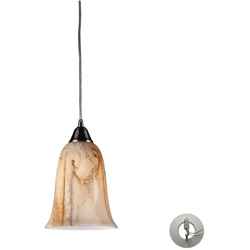 Aqua 1 Light 7 inch Satin Nickel Multi Pendant Ceiling Light, Configurable