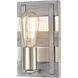 Brigantine 1 Light 5 inch Satin Nickel with Weathered Gray Vanity Light Wall Light
