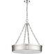 Anders LED 22 inch Polished Nickel Chandelier Ceiling Light