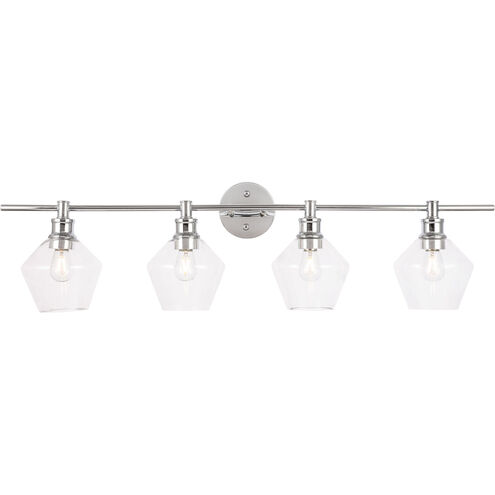 Gene 4 Light 38 inch Chrome Wall sconce Wall Light