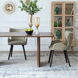 Upholstered Taupe Dining Chairs in Beige, Set of 2