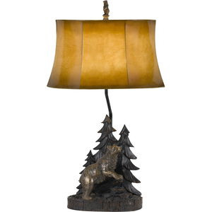 Forest 29 inch 150 watt Antique Bronze Table Lamp Portable Light