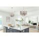 Addis 4 Light 17.75 inch Polished Chrome Chandelier Ceiling Light in Smoke