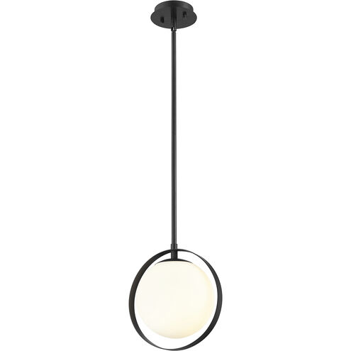 Midnetic 1 Light 8 inch Matte Black Pendant Ceiling Light