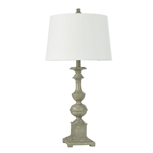 Cromwell 31 inch 150 watt Antique Sage Table Lamp Portable Light