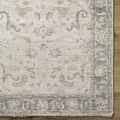 Theodora 36 X 24 inch Gray Rug in 2 x 3, Rectangle