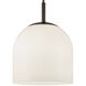 Willa 1 Light 12 inch Black Oxide Pendant Ceiling Light, Semi-flush Mount