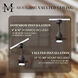 Atlas Alessandra - LK 56 inch Textured Bronze with Walnut Tone Blades Ceiling Fan