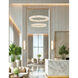 LumenAria Wall Sconce Wall Light in Brushed Brass, Alabaster Rocks
