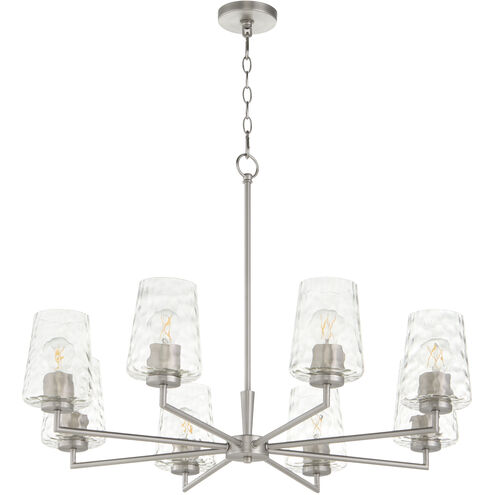 Goodwin 8 Light 32 inch Satin Nickel Chandelier Ceiling Light