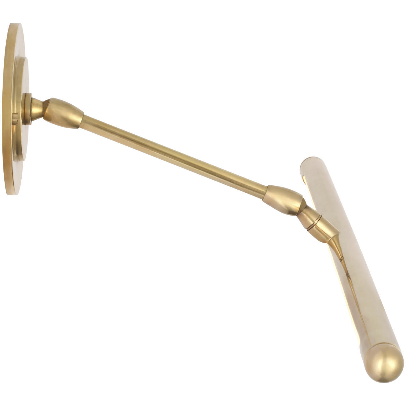 Amber Lewis Emery 15 watt 24 inch Hand-Rubbed Antique Brass Picture Light Wall Light