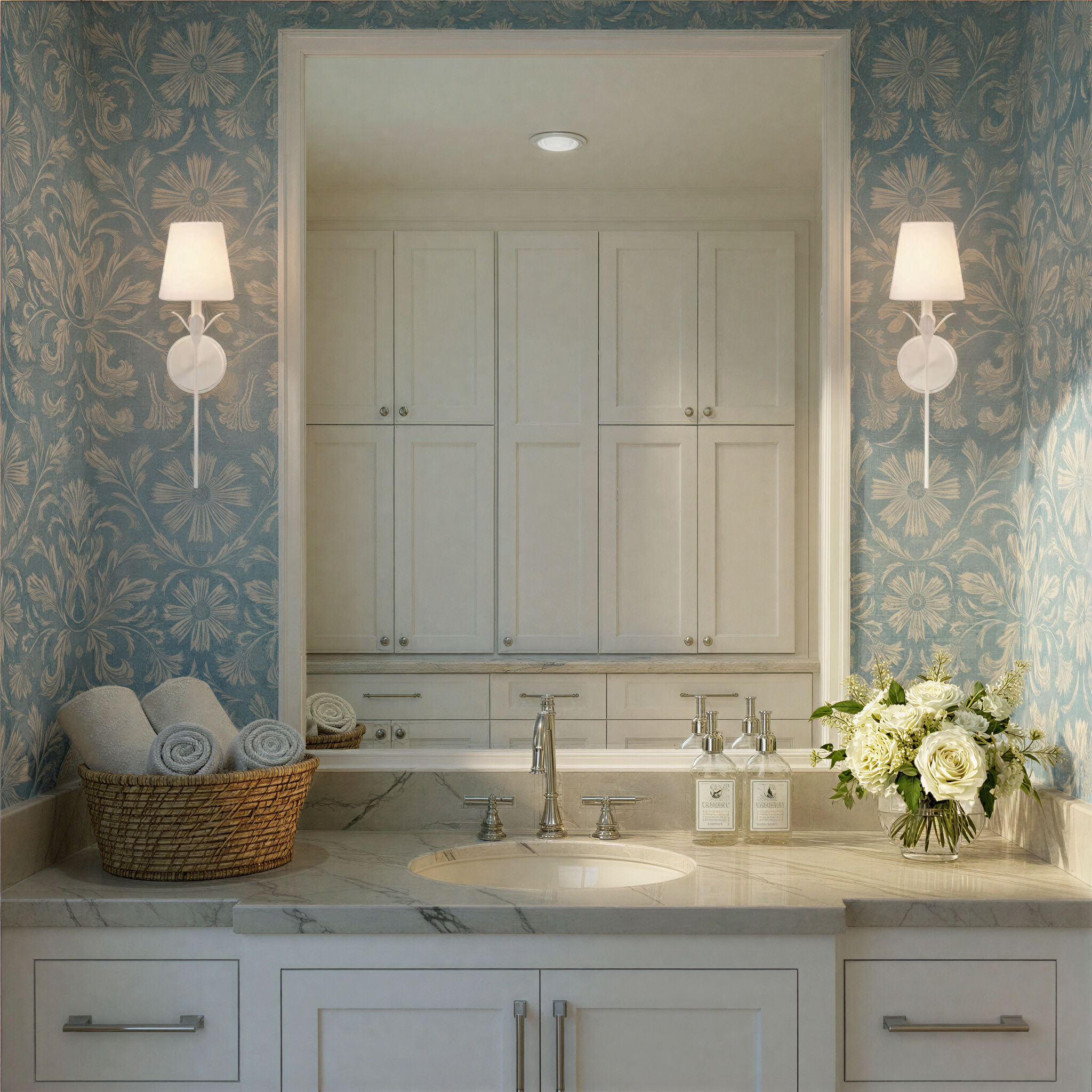 Broche Bath Sconce Wall Light