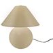 Portable 16.75 inch 60.00 watt Vanilla Gloss and Brushed Brass Portable Lamp Portable Light