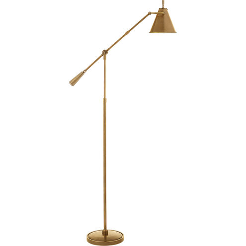 Thomas O'Brien Goodman 44.75 inch 12.00 watt Hand-Rubbed Antique Brass Floor Lamp Portable Light