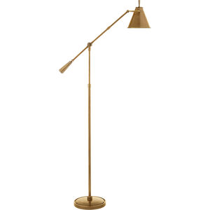 Thomas O'Brien Goodman 44.75 inch 12.00 watt Hand-Rubbed Antique Brass Floor Lamp Portable Light