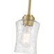 Clarvyn 1 Light 5 inch Vintage Brass Mini Pendant Ceiling Light