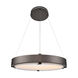 Halo 27 inch Bronze Pendant Ceiling Light