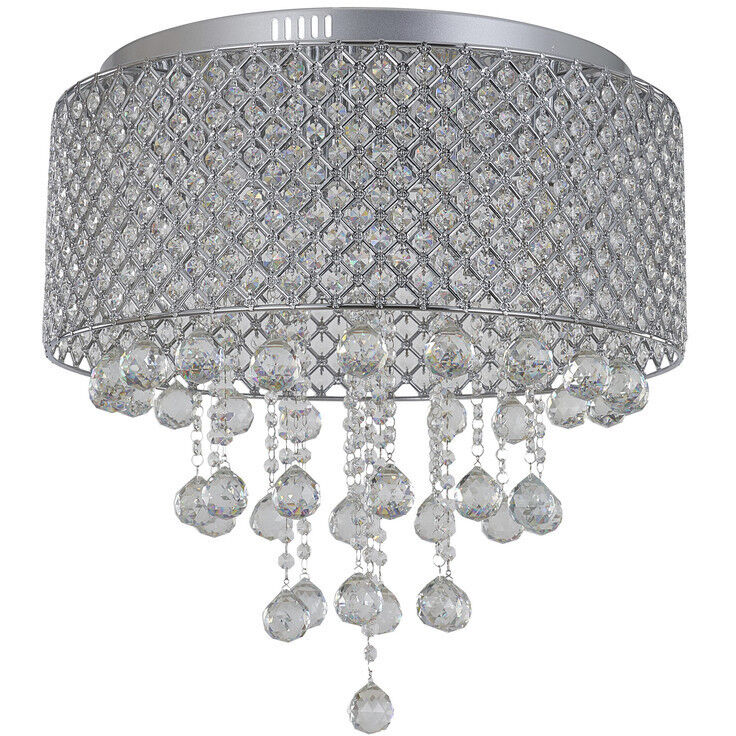 Canada 9 Light 22 inch Chrome Flush Mount Ceiling Light