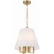 Westwood 4 Light 13.5 inch Vibrant Gold Pendant Ceiling Light
