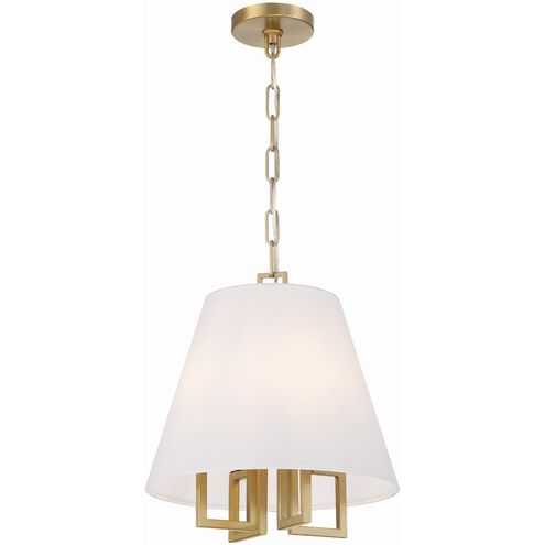 Westwood 4 Light 13.5 inch Vibrant Gold Pendant Ceiling Light