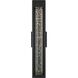Amaris 1 Light 22 inch Black Outdoor Wall Sconce