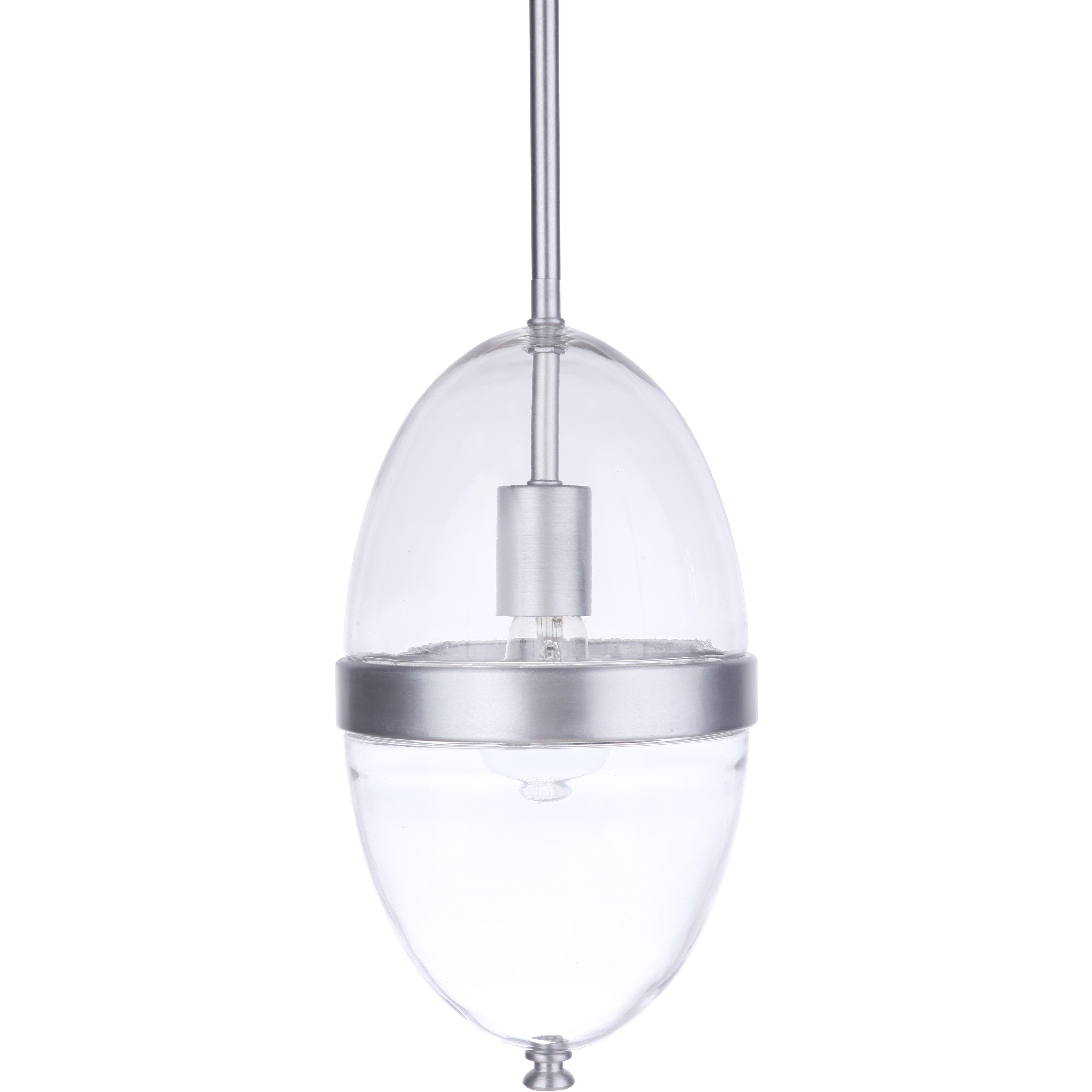 Sivo 1 Light 6.75 inch Satin Aluminum Outdoor Pendant
