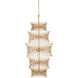 Marquise 18 Light 23.5 inch Luxor Gold Chandelier Ceiling Light, Large