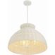 Reese 4 Light 22 inch Matte White Pendant Ceiling Light