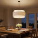 Ellen DeGeneres Belaro 6 Light 30 inch Aged Iron Hanging Shade Ceiling Light