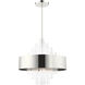 Orenburg 10 Light 26 inch Polished Nickel Pendant Chandelier Ceiling Light