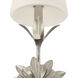 Broche 1 Light 8 inch Antique Silver Bath Vanity Light Wall Light