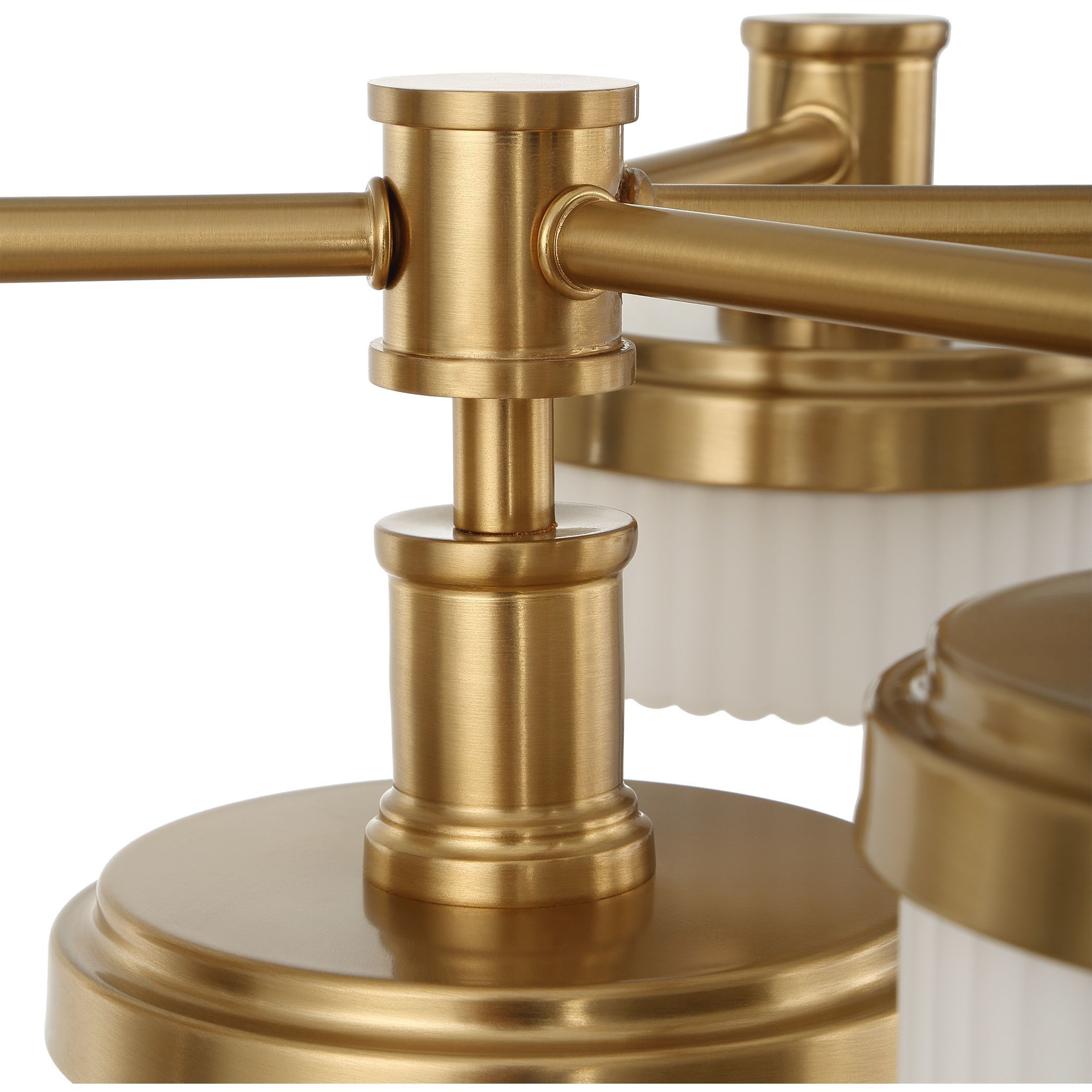 Wedge 12 Light 40.63 inch Warm Brass Chandelier Ceiling Light