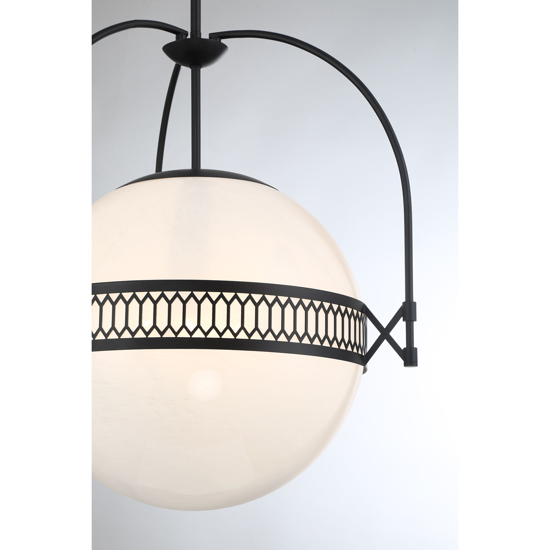 Thornhill 3 Light 20 inch Matte Black Pendant Ceiling Light