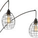 Kaden 87 inch 40.00 watt Copper Bronze Arc Lamps Portable Light