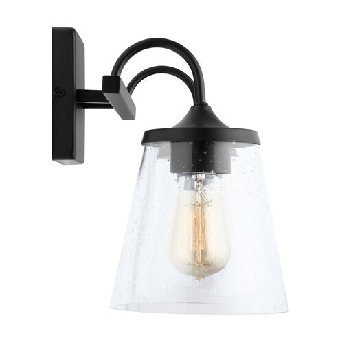 Jayne 2 Light 15.25 inch Matte Black Vanity Light Wall Light