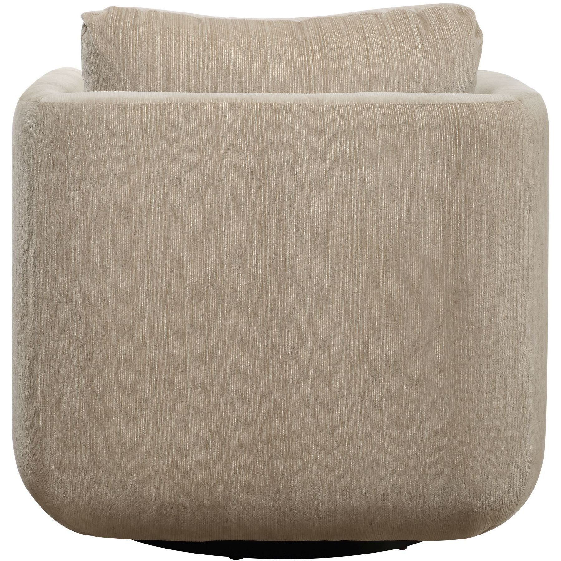 Abound Porcelain Chenille Swivel Chair