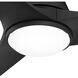 Aeronaut 52 inch Matte Black Outdoor Ceiling Fan