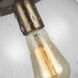 Leo - Hanging Globe 1 Light 8 inch Satin Brass Pendant Ceiling Light